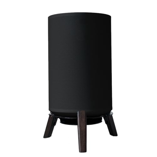 Soportes de Altavoces de Escritorio Oculta Cables de Madera para Solucionar el Desorden de Mesas