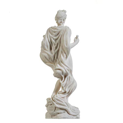 Estatua griega Apolo dios de la música y poesía de alabastro 23 cm miniatura 6