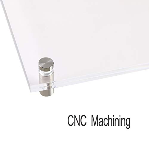 Magicool 11X14 Clear Acrylic Wall Mount Floating Double Panels Frameless Picture Frame For Picture Photo Degree Certificate Home Or Office(Full Frame Is 12.5 X 15.5 Inch) (4 Pack) #TOP1