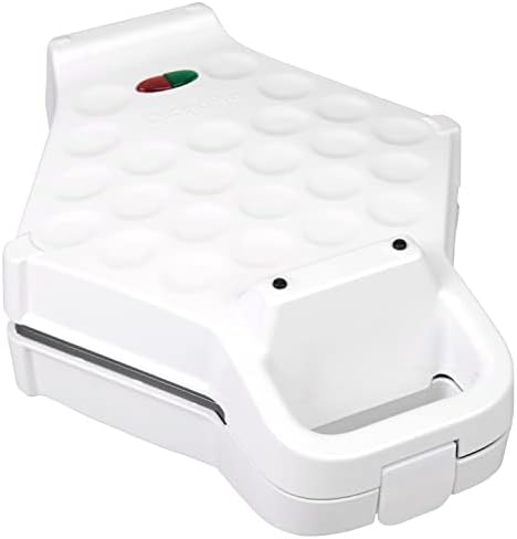 Bubble Waffle Maker- Electric Non stick Hong Kong Egg Waffler Iron Griddle - Ready in under 5 Minutes- Free Recipe Guide Included