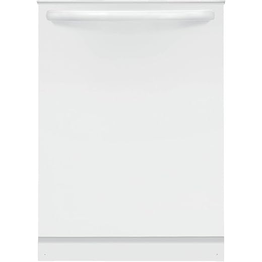 Frigidaire FDPH4316A 24 Inch Wide 14 Place Setting Built-In Top Control Dishwasher 5 Wash Cycles and NSF-Certified Sanitize Option - White