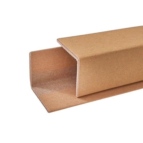 Protezioni per bordi in cartone, 100 robuste protezioni angolari per imballaggio e trasporto sicuri, protezioni durevoli da 0,6 m (spessore 3 mm)