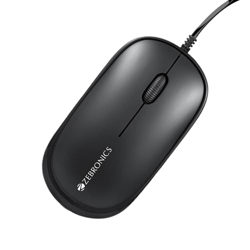 ZEBRONICS JUDWAA 880 Wired USB Keyboard & Mouse Combo, Plug & Play, 105 +12 Integrated Multimedia Keys, 3 Button Mouse, 1000 DPI, High Precision,... - Image 2