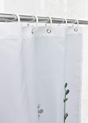 Sumgar Colorful Flowers Shower Curtain For Bathroom Pink Floral Romantic Wildflower Plants Nature Scenery Decoration Curtain Set With Hooks, 72 X 72 Inch #TOP5
