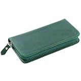 Cuir solide : pochette de papeterie en cuir fabriquée à partir de matériaux de haute qualité, la trousse en cuir offre une expérience tactile raffinée tout en résistant à l'usure, garantissant qu'elle continue d'être un compagnon fiable pour ranger stylos et crayons à l'école, au travail ou lors d'efforts artistiques.