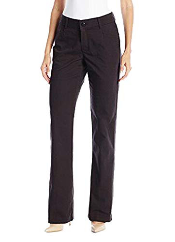 Lee Women's New Midrise No Gap Madelyn Trouser, Black, 12 Lee Women's New Midrise No Gap Madelyn Trouser, Black, 12