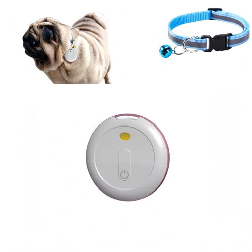 Collare Localizzatore Per Cani Senza Abbonamento, tag intelligente con copertura migliorata, funziona senza interruzioni con l'app Trova il mio, nessuna tariffa mensile, non GPS, Solo iOS