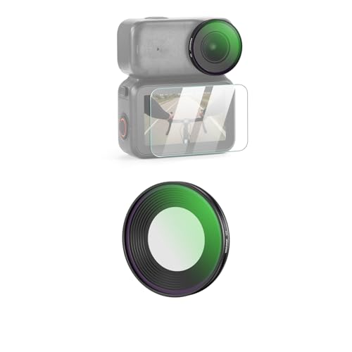 NEEWER UV Filter Compatible con dji Osmo Nano, Atornillar Protectora Cámara Acción Objetivo Filtro Multicapa Óptica Cristal Fotografía Accesorios con Templado Cristal Protector de Pantalla