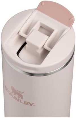 Stanley AeroLight Transit Bottle 16 oz | Locking Drink Through Lid | Leak Resistant Water Bottle or Coffee Travel Mug | Lightweight Insulated Stainless Steel | BPA-Free | Rose Quartz - 1