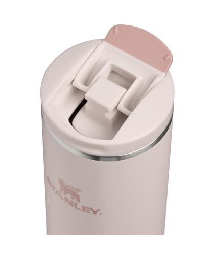 Image of STANLEY Transit FlipTop Mug | Leakproof Coffee Travel Cup | Vacuum Insulated Stainless Steel | Stays Hot or Cold for Hours | BPA-Free | 16 oz | Rose Quartz