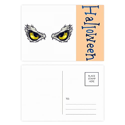 Cartes postales œil de dragon chinois pour Halloween, fini les invitations banales