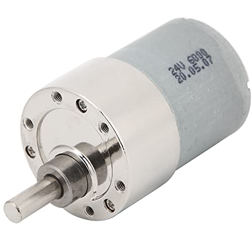 Moteur à engrenages CC 24V SIXRUN avec bobinage en cuivre 200 tr/min