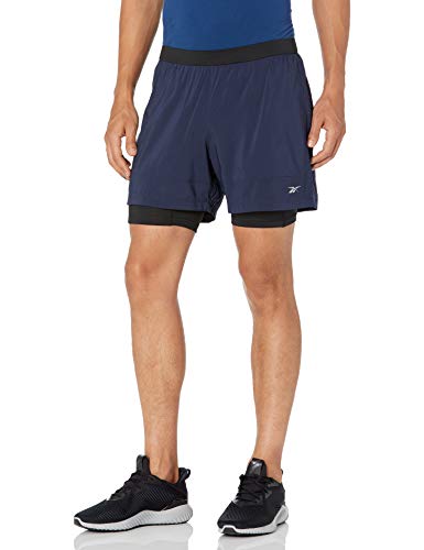 Reebok Running 2-1 Short, Vector Navy, Xl #TOP20