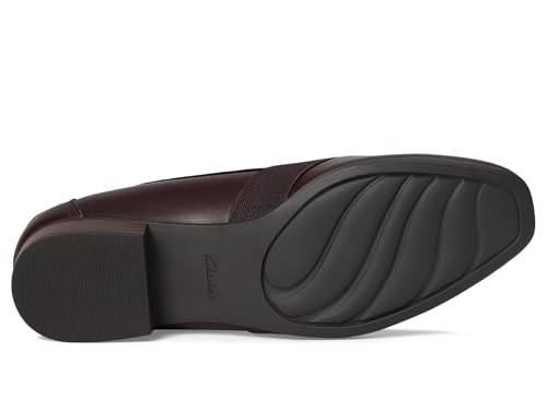 Clarks Clarks Collection Women's Juliet Beat Loafer, Merlot Leather, 11 M US