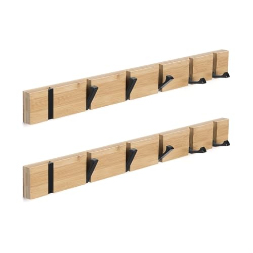 �Ǌ|���R�[�g�t�b�N�A�܂肽���ݎ��t�b�N�t���m�����b�N�A�ƒ�p�Q�����֗p�m�����b�N�A�W���P�b�g�A�X�q�A�X�J�[�t�A�n���h�o�b�O�p�̃h�A���n���K�[(6 Hook 2 Packs)