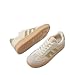 DREAM PAIRS Women's Tennis Sneakers Walking Casual Lace-Up Footwear Comfortable Fashion Sneakers Shoes,Size 9.5,Beige,DWUMFN2546
