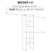 ClosetMaid SuiteSymphony Wood Closet Door Set Pair, Add On Accessory, Shaker Style, For Storage, Clothes, For 25 in. Units, Pure White/Satin Nickel