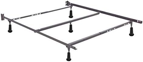 Restmore High Rise Bolt-On Bed Frame, Deluxe Series with G10 Pro Glides - Full/Queen Size with 5 G10 Pro Glides