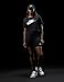 Nike Women's Sportswear Essential Cropped Logo T-Shirt, Black/White, X-Large