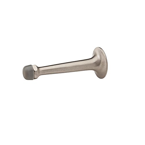 Baldwin 4050.150 Base Mounted Door Bumper, Satin Nickel