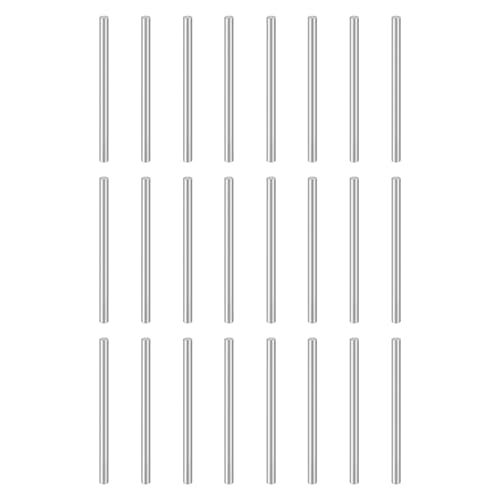 Pasadores cilíndricos M3 x 50 mm de acero inoxidable para muebles y gabinetes, 80 piezas 1