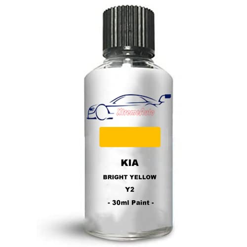 Xtremeauto Touch Up Paint For Kia Picanto Bright Yellow Y2 Direct Appliance Chip Scuff Mark Brush In Lid Scratch Repair