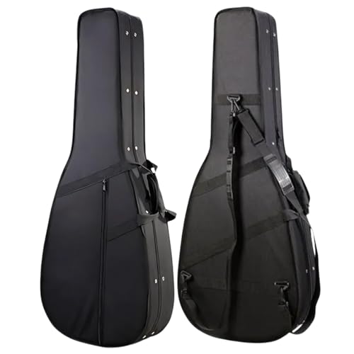 Capa Para Violão Estojo Rígido Voik BB-200 Preta C/Alça