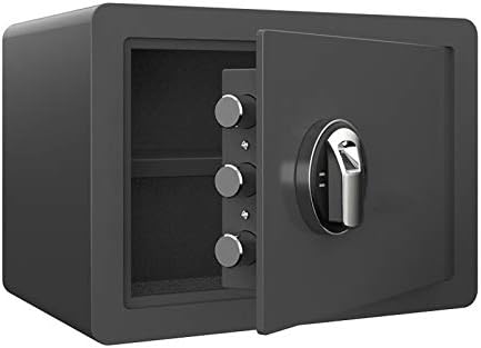 Fingerprint Security Safe Box Fireproof Lock Box Cabinets Gun Pistol Cash Strongbox Solid Steel Safety Jewelry Storage Money Boxes