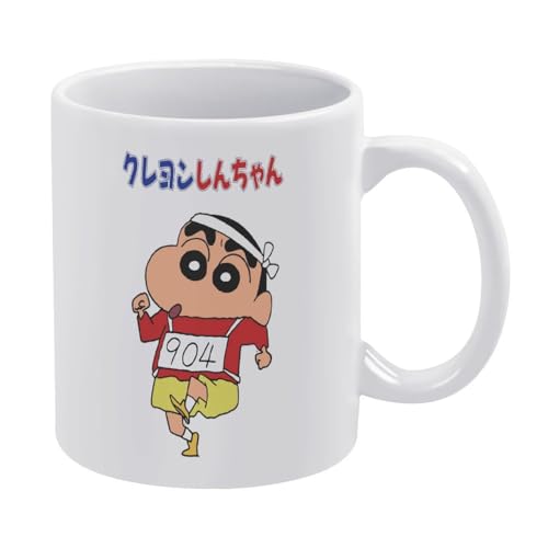 クレヨンしんちゃん マグカップ 陶器 コーヒーカップ マグカップ キャラクター 耐熱 耐冷 高温対応 コップ 洗いやすい 人気 応援グッズ プレゼント 330ml