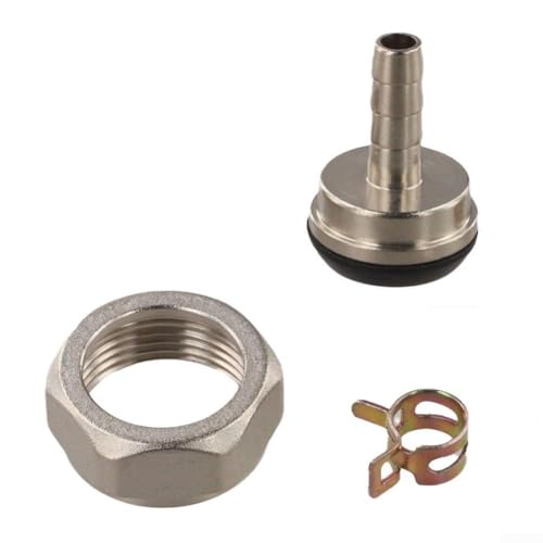 Junta de latón para calefacción por suelo radiante de baja tensión con rosca G3/4 y compatibilidad capilar de 10 mm y 1,5 mm ()