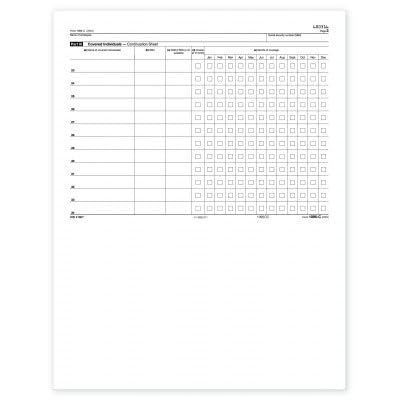 Laser 1095-C ACA Continuation Sheet