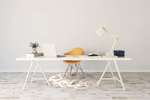 Tapis de chaise contre les rayures de sol en PVC étanche et robuste