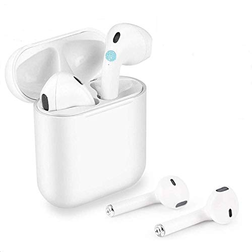 Auriculares inalámbricos Bluetooth 5.0, Auriculares intrauditivos, Emparejamiento automático, Reducción de Ruido estéreo de Alta definición 3D, Adecuado para Airpods/Android/iPhone/Samsung