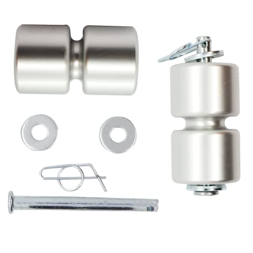 luclyyasys 2 Pack Aluminum Alloy GL1 GMNR925 Trailer Tailgate Lift Assist Rollers Kit Replacement Rollers Parts Washer Pins Rings Apply to Trailer Tailgate, Easy Lift Gate etc Lift Assist -10 Year QA
