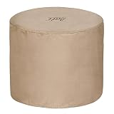 BALI OUTDOORS 30 Inch Fire Pit Cover Round Column, Heavy Duty, Waterproof and Weather Resistant Oxfo