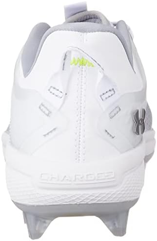 Under Armour Men's Yard Low MT TPU Baseball Cleat Shoe, White, 11.5 | Image 2