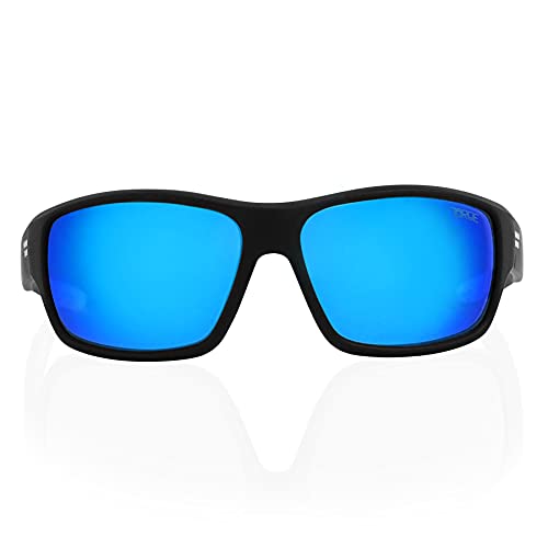 Image of TOROE Eyewear FIELD Wrap Around Sport Sunglasses With Polycarbonate Polarized Lenses, Lightweight TR90 Frame