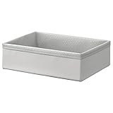 IKEA BAXNA 2 Set Gray/ White Organizer 10 ¼x13 ½x4 ' (26x34x10 cm)