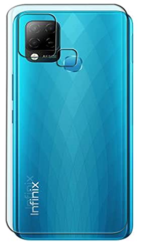 Image of Soft Flexible Silicone Back Cover Compatible with Infinix Hot 10s, Transparent Case