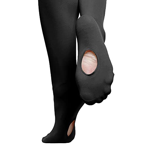 Angelina Women's Professional-Grade Convertible Ballet Tights (1-Pack), 247_Blk_1_Sm #TOP2