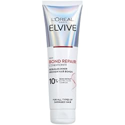 L'Oreal Paris Elvive Bond Repair Conditioner, with Citric Acid Complex, Deep Repair & Bonding Hair Care for Severely Damaged Hair, 98% Less Breakage, 82% Stronger, 150ml
