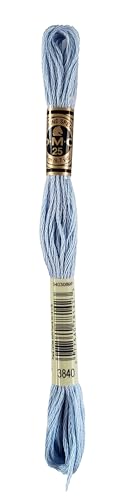 Image of DMC 6-Strand Embroidery Cotton Bundle - Lavender Blue Color Family -3 Skeins of Thread - 8.7yd Skeins