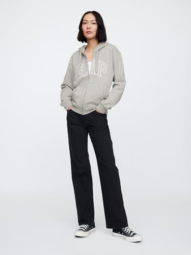 Image of GAP Women's Logo Hoodie Hooded Full Zip Sweatshirt