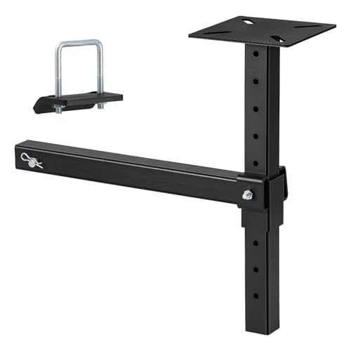 Hitch Vise Mount for Truck, Trailer Receiver & Bench for Hitch Table, Hitch Mount Vise Plate for...