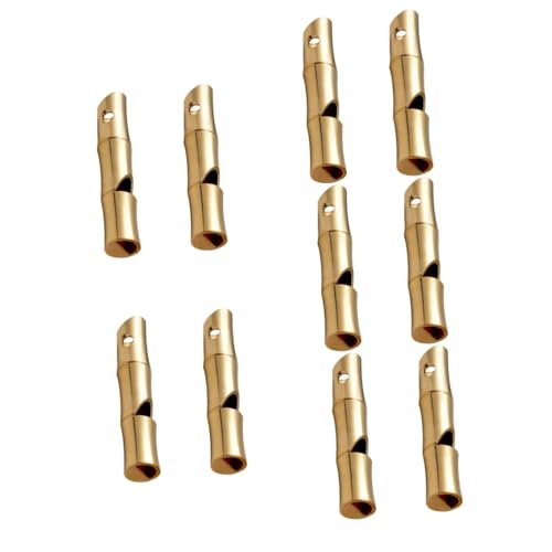 GALPADA 5sets Small Brass Whistle for Outdoor Activities Emergency Signal Whistle for Hikers Safety Sports 2pcs*5