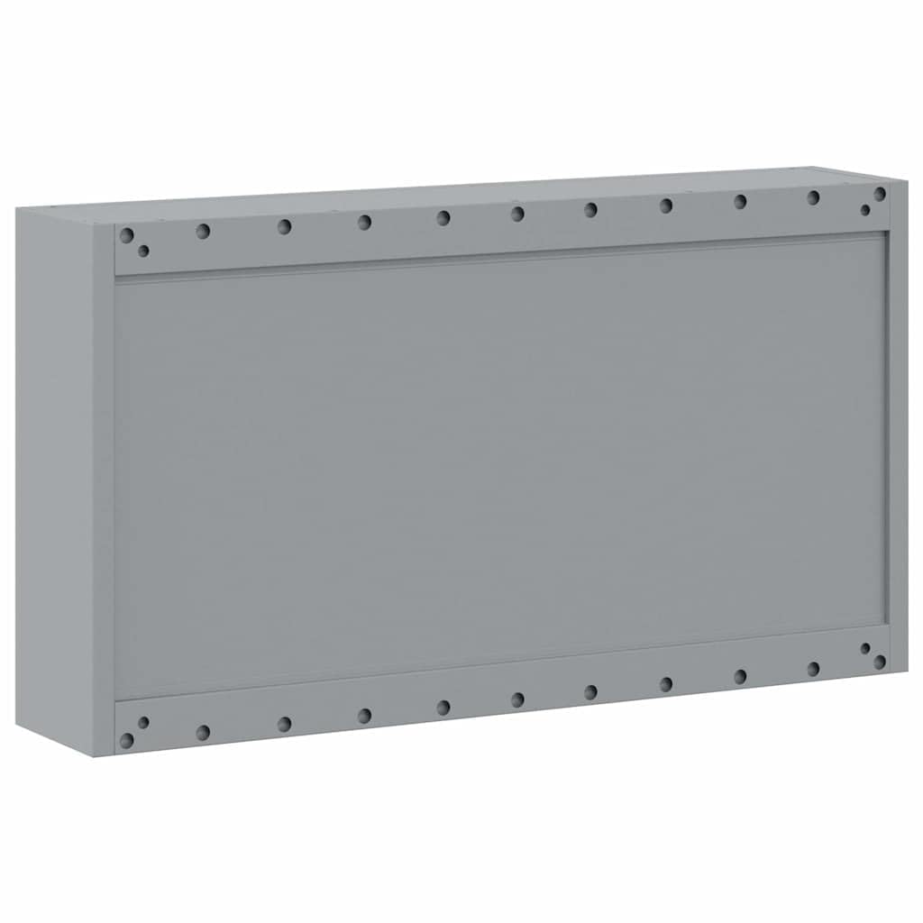 Genérico Armario de Herramientas Negro y Gris 50 x 20 x 55 cm,Bricolaje,Accesorios de Bricolaje,Organización y Almacenamiento de Herramientas,Armarios para herramientas-4103471