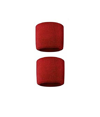 SportsFitt Sweatband Wrist Band/Wrist Support for Gym and Sports (One Pair)(Maroon) (B07Q5FKP7F) Amazon Price History, Amazon Price Tracker