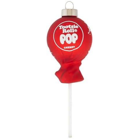 Kat + Annie 5.5" Red Tootsie Pop Glass Christmas Ornament 78493 Cover