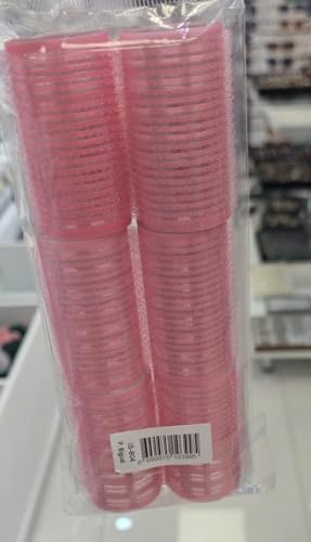 Pembe Kadife Saç Bigudisi; Yapışkanlı Rulo, Doğal Bukle için, IS-804 Model