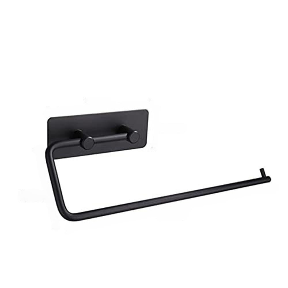 VVW&LIU Minimalist Stainless Steel Toilet Paper Roll Holder - Wall Mounted Bathroom Tissue Holder with Secure Pin for Bathrooms,Style